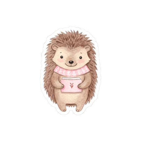Cute Hedgehog Kiss-Cut Stickers