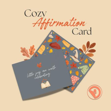 Cozy Affirmation Cards-10 sets - Image 3